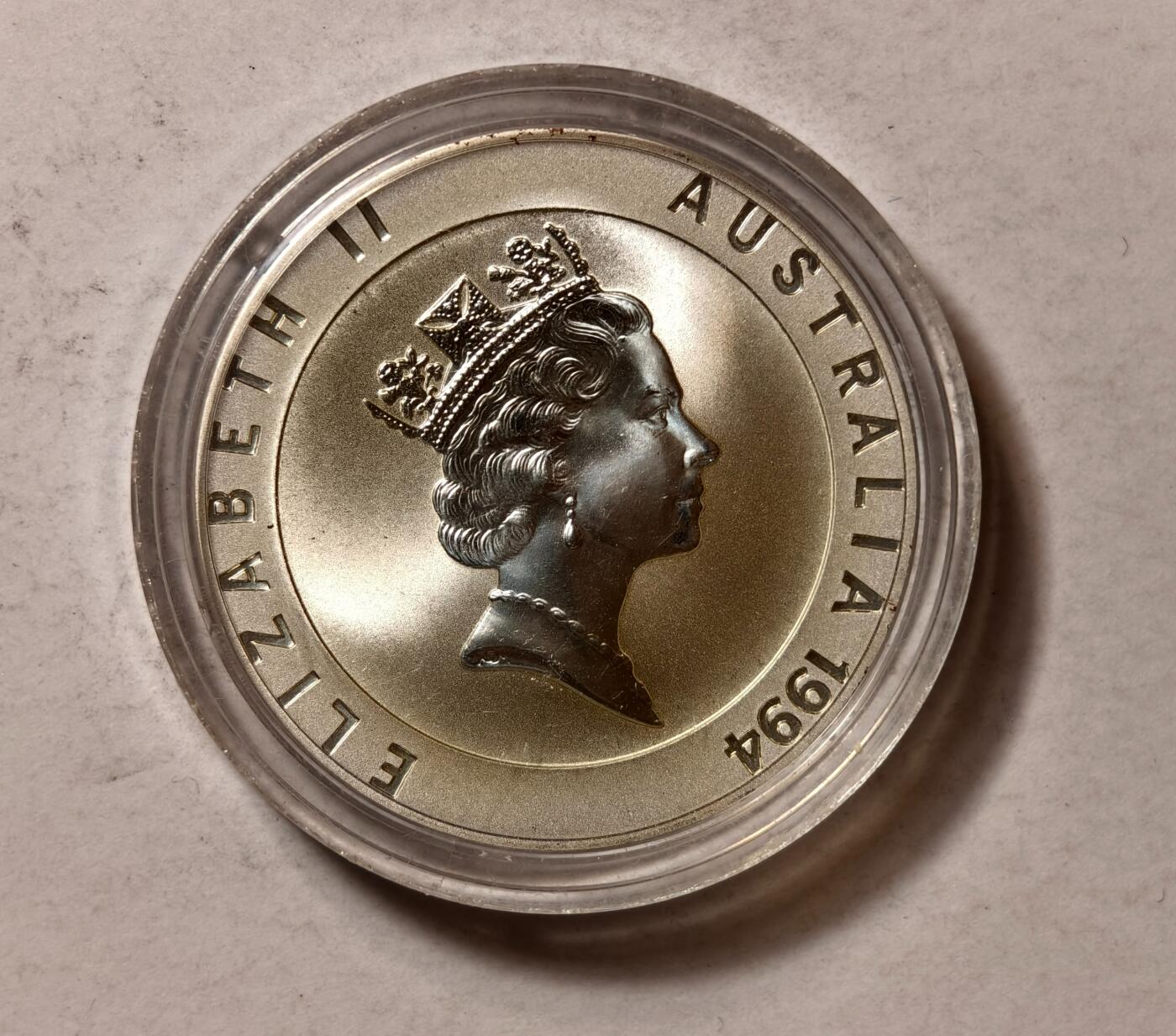 紫瑗钱币——第346期拍卖 澳大利亚 1994年 埃德温·弗拉克和奥运圣火 10元 20.77克 0.999银 UNC