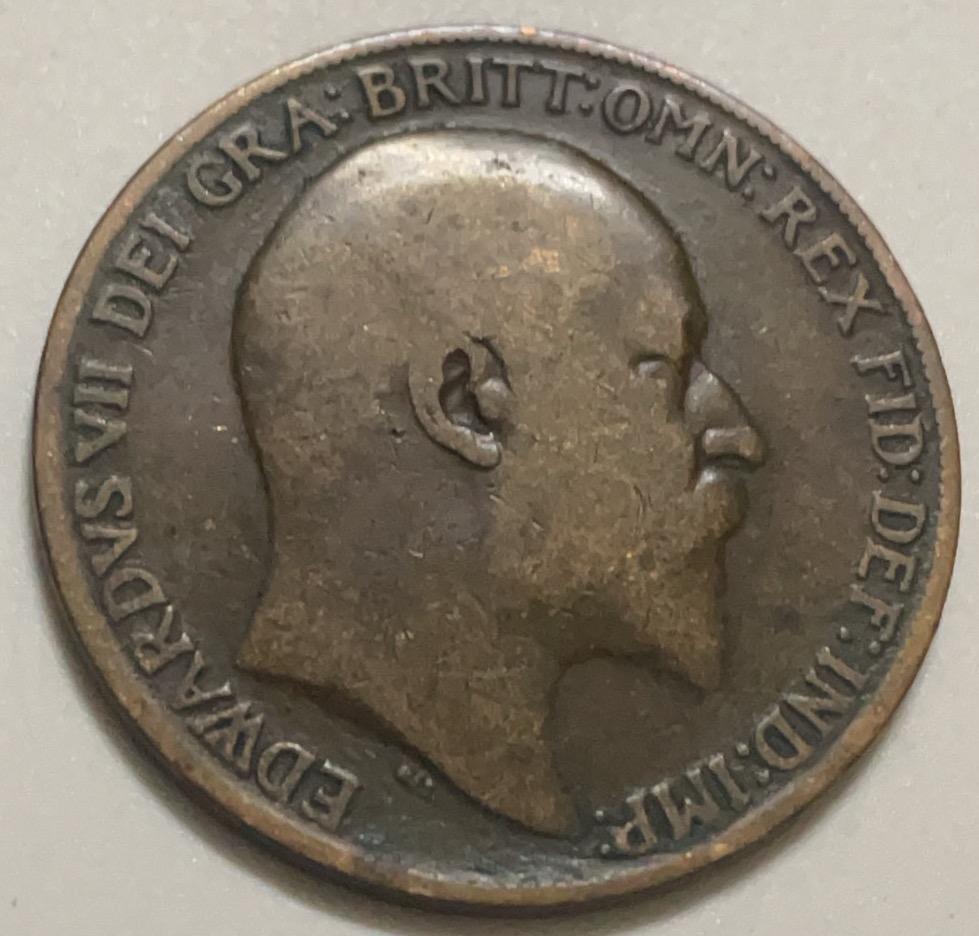 神仙姐姐散币好品专场第四十一期（无佣金满邮自动发出 1908 年英国 1 便士