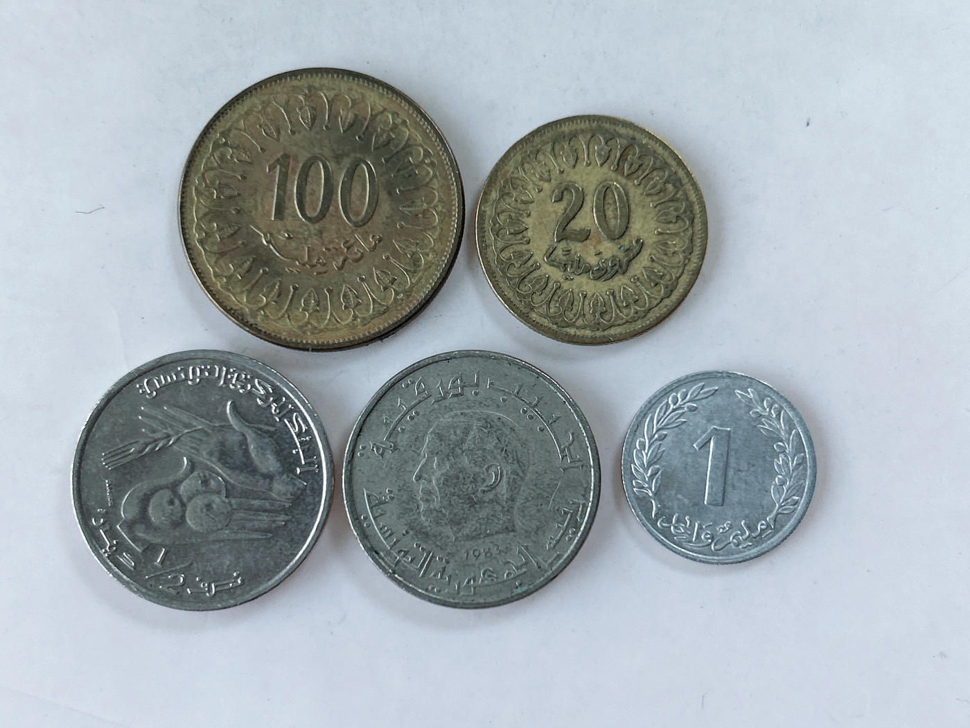 第一海外回流一元起拍收藏 散币专场 第86期 突尼斯🇹🇳