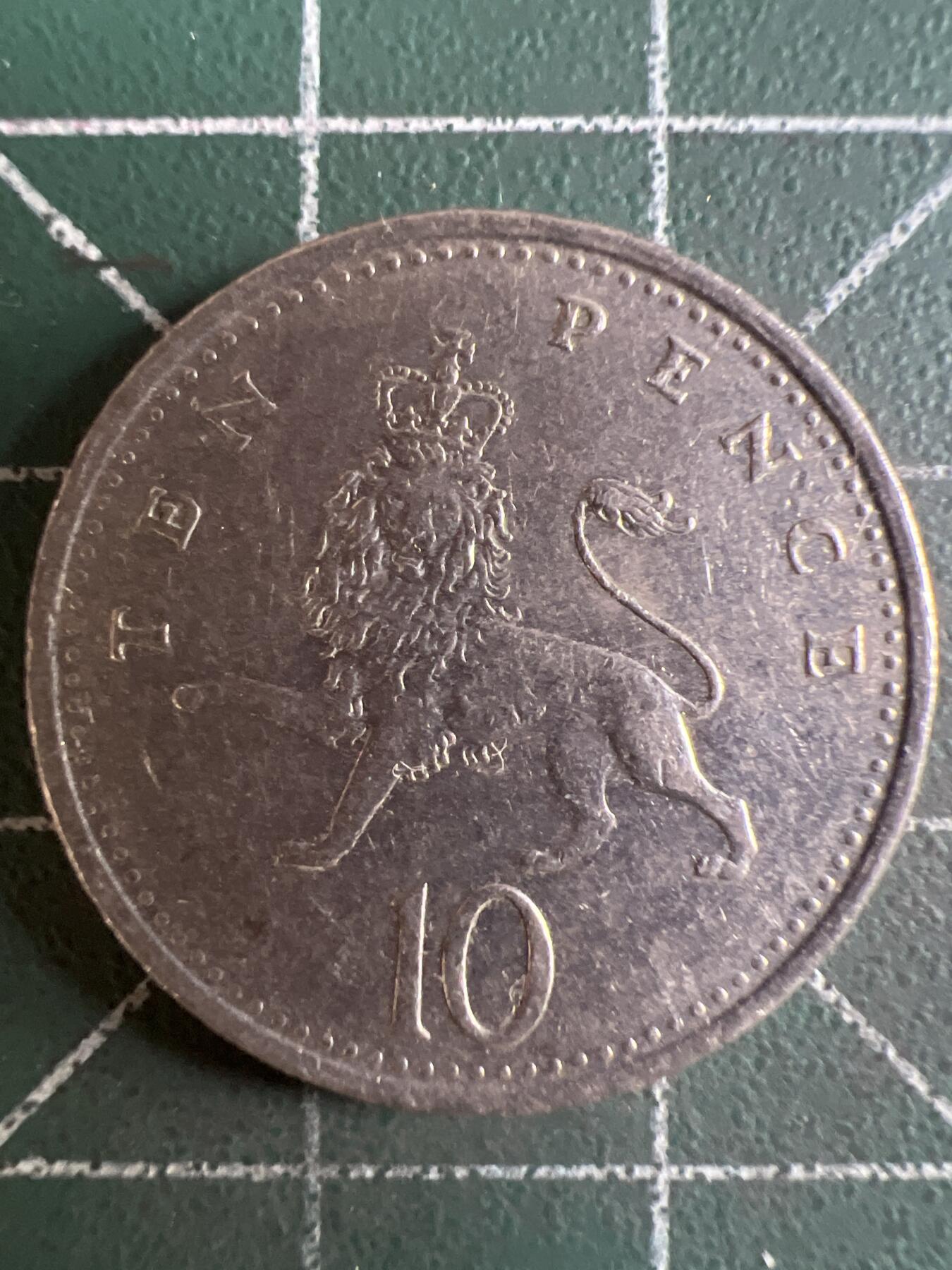 第596期 硬币专场 （无押金，捡漏，全场50包邮，偏远地区除外，接收代拍业务） 英国10便士