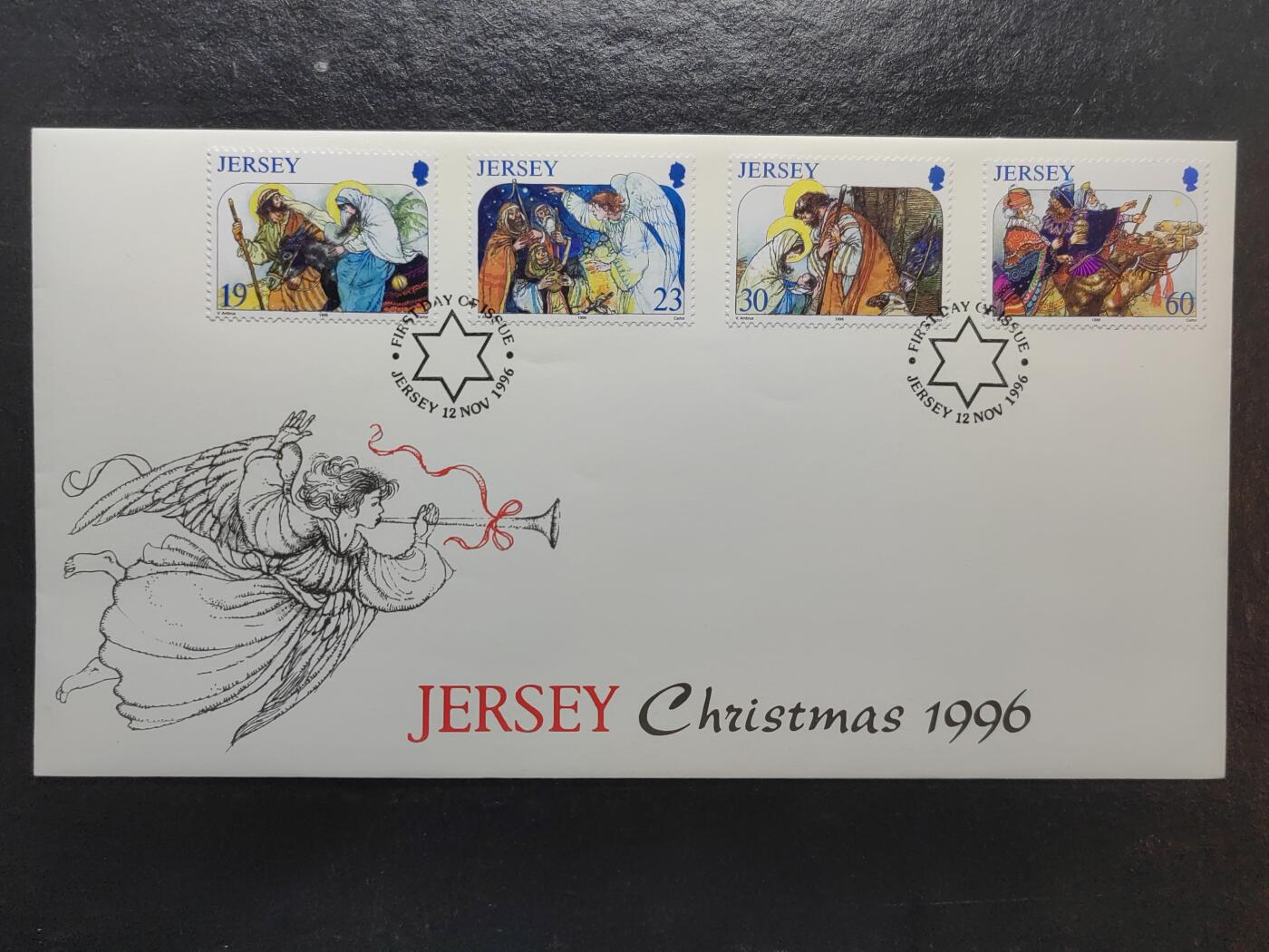 多国邮品💰🌞💰（0起拍）精品🔭专场🌟第67场 根西岛1996 圣诞节天使的祝福