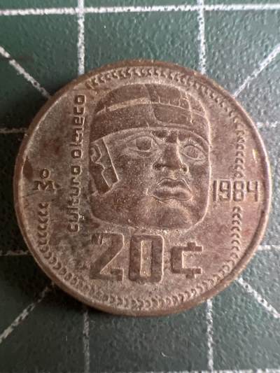第614期 硬币专场 （无押金，捡漏，全场50包邮，偏远地区除外，接收代拍业务） - 墨西哥20C
