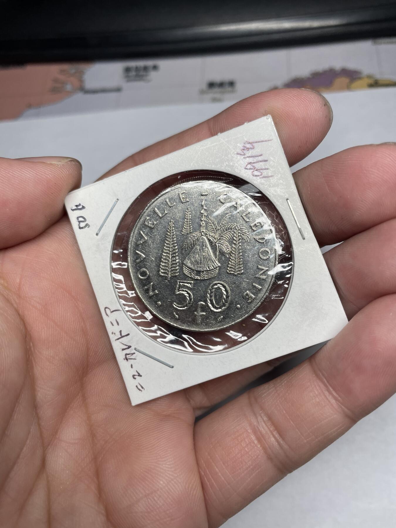 2024年集古藏今外币拍卖第六期-第7场—（总第57拍） 1991年法属新喀里多尼亚50法郎