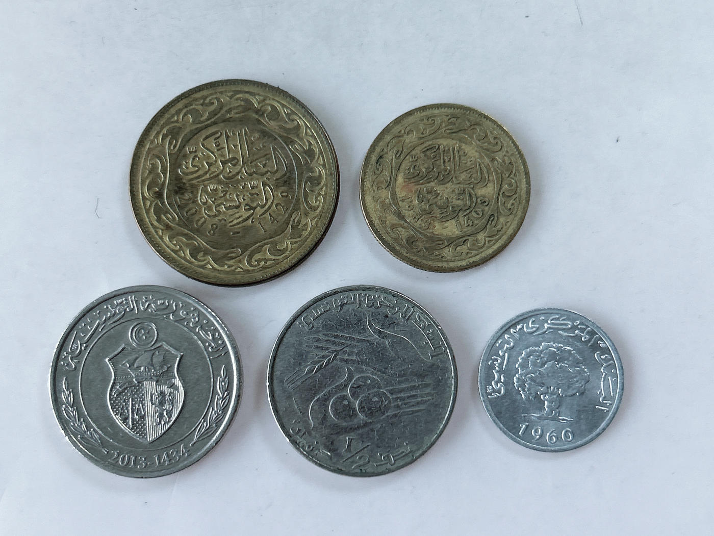 第一海外回流一元起拍收藏 散币专场 第86期 突尼斯🇹🇳