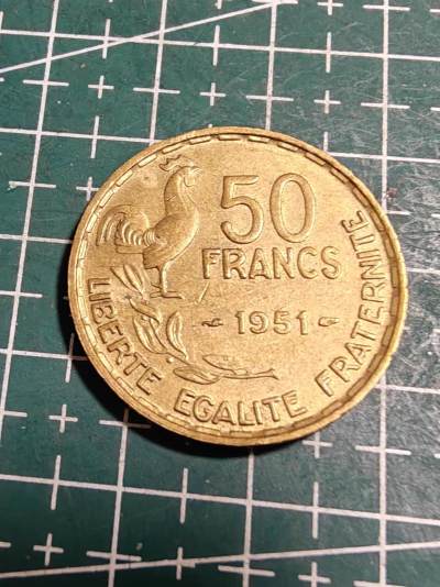 轻松集币无压力 - 法国1951年50法郎