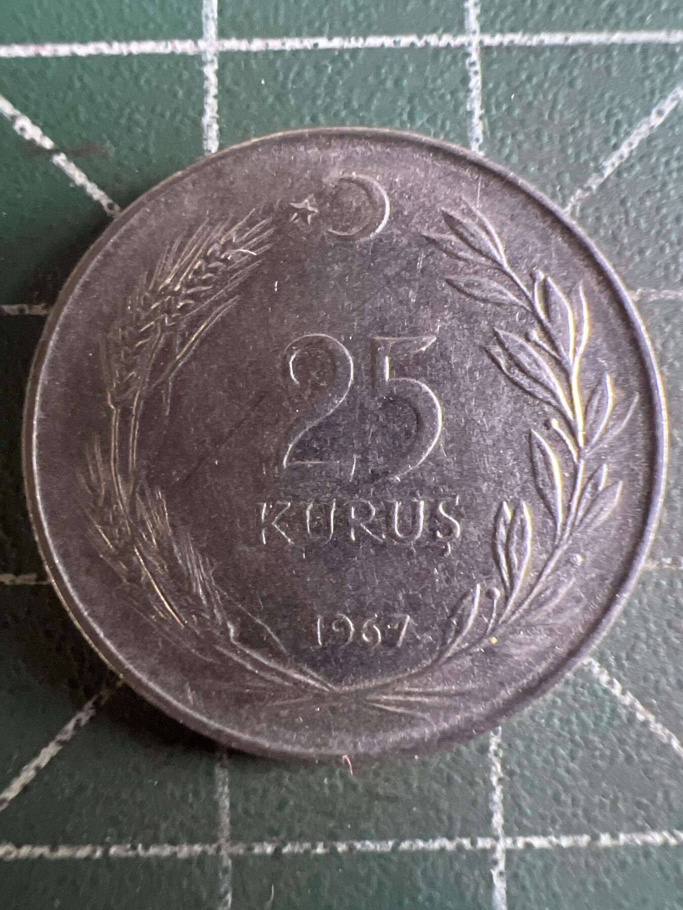 第614期 硬币专场 （无押金，捡漏，全场50包邮，偏远地区除外，接收代拍业务） 土耳其25库鲁