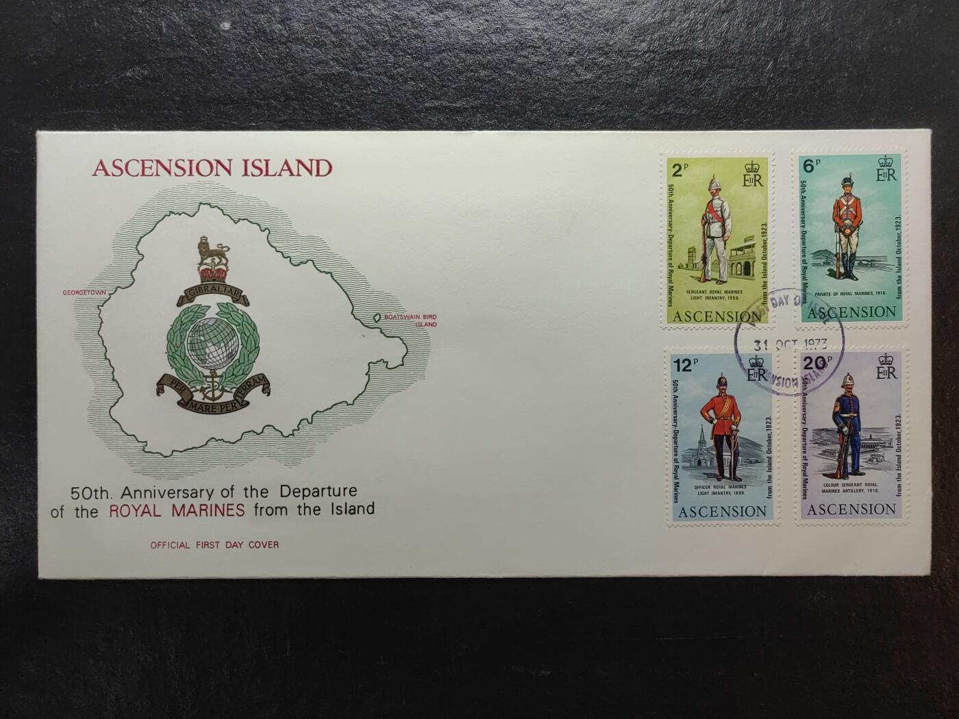 多国邮品💰🌞💰（0起拍）精品🔭专场🌟第67场 马恩岛1973 岛上警察服务50周年