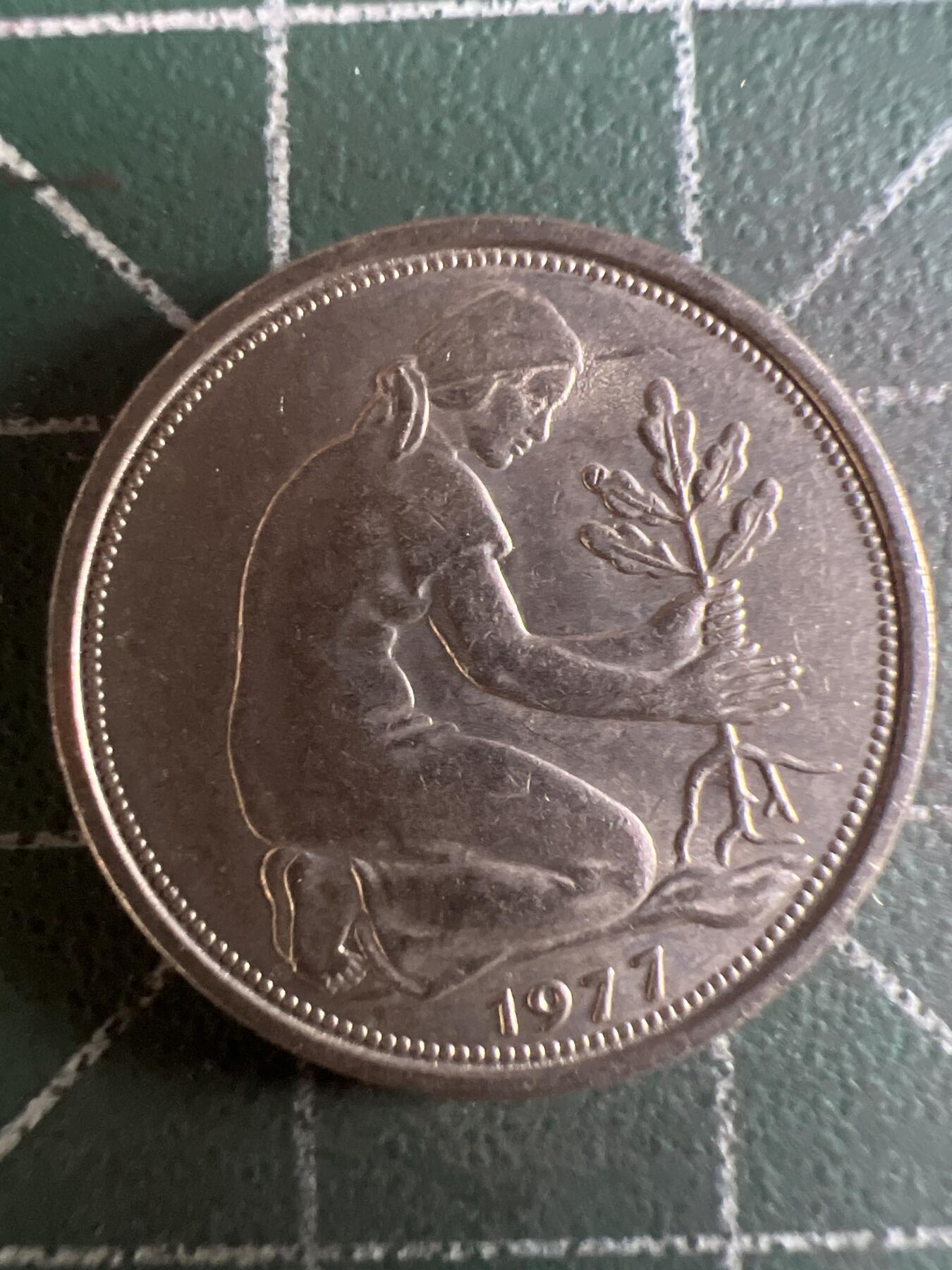 第596期 硬币专场 （无押金，捡漏，全场50包邮，偏远地区除外，接收代拍业务） 德国50分 D