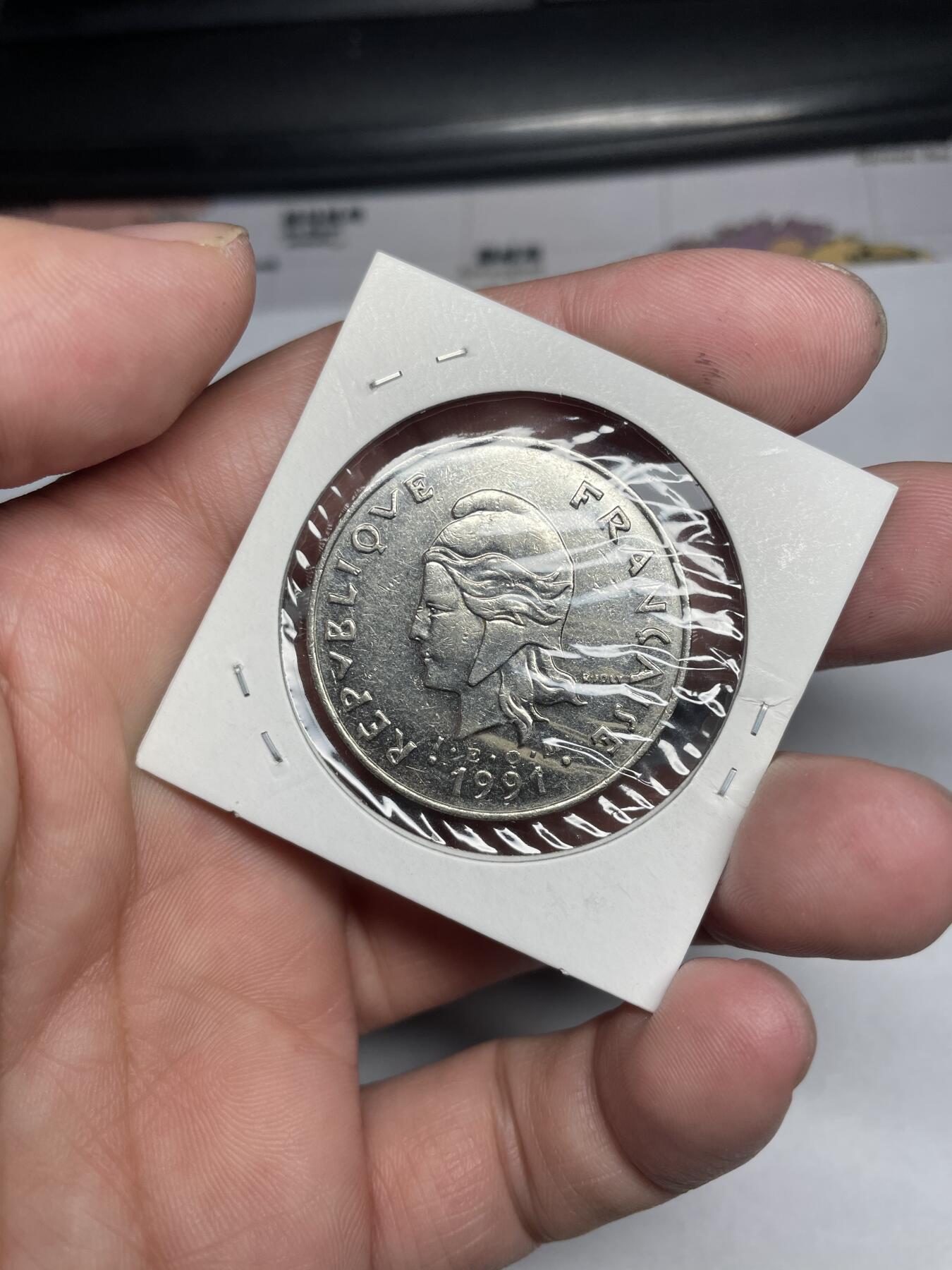 2024年集古藏今外币拍卖第六期-第7场—（总第57拍） 1991年法属新喀里多尼亚50法郎