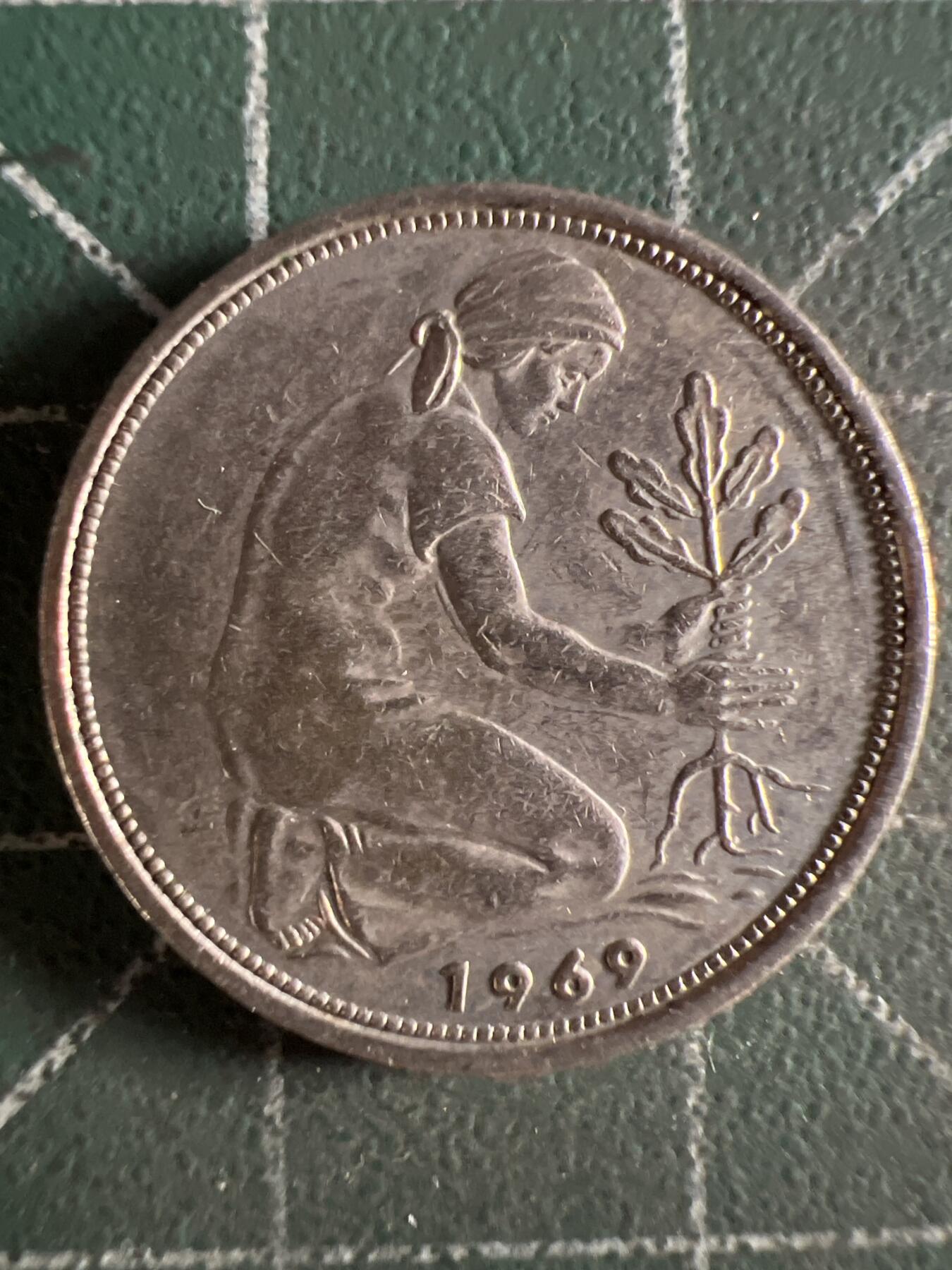 第595期 硬币专场 （无押金，捡漏，全场50包邮，偏远地区除外，接收代拍业务） 德国50分 D