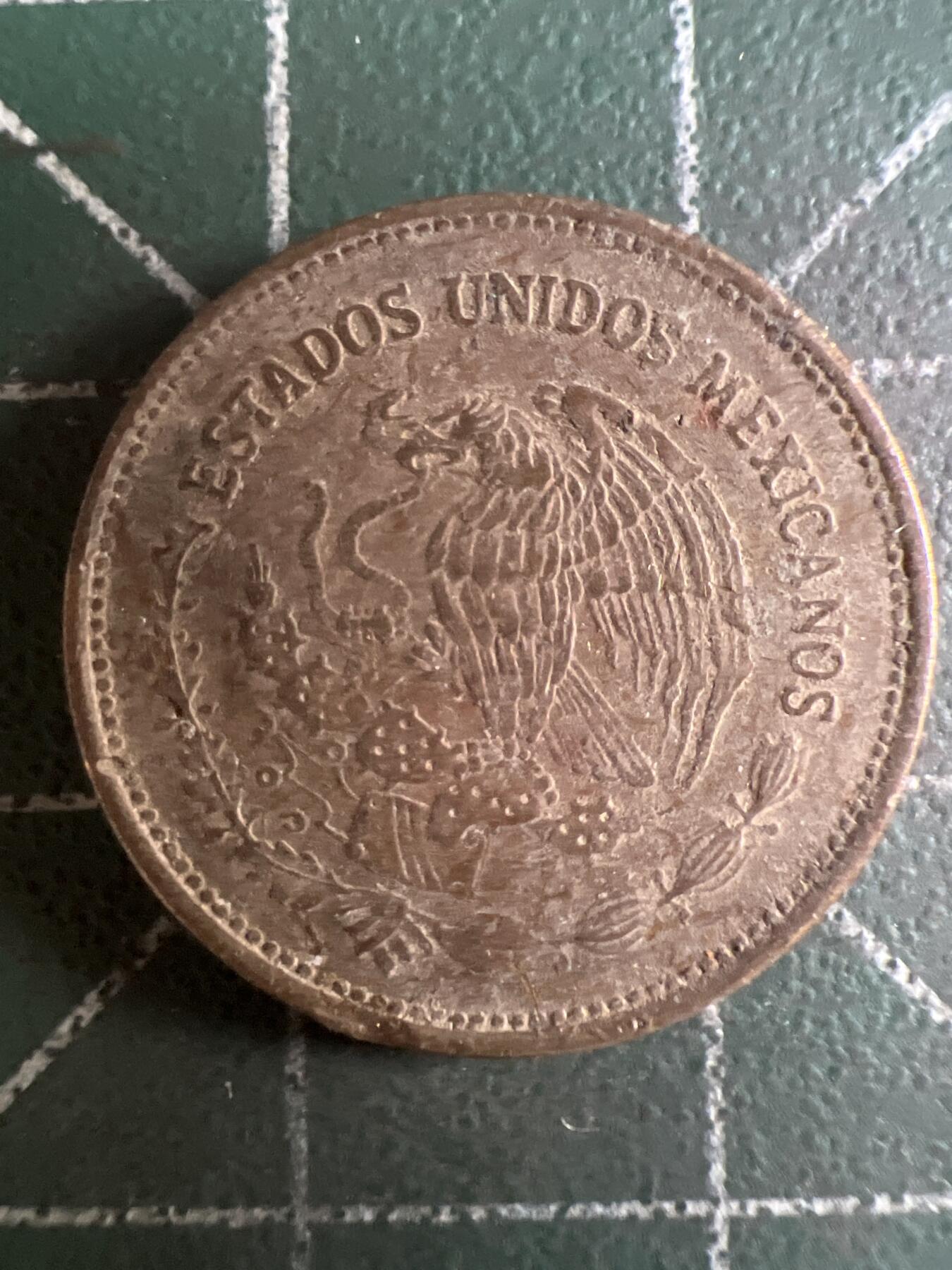 第614期 硬币专场 （无押金，捡漏，全场50包邮，偏远地区除外，接收代拍业务） 墨西哥20C