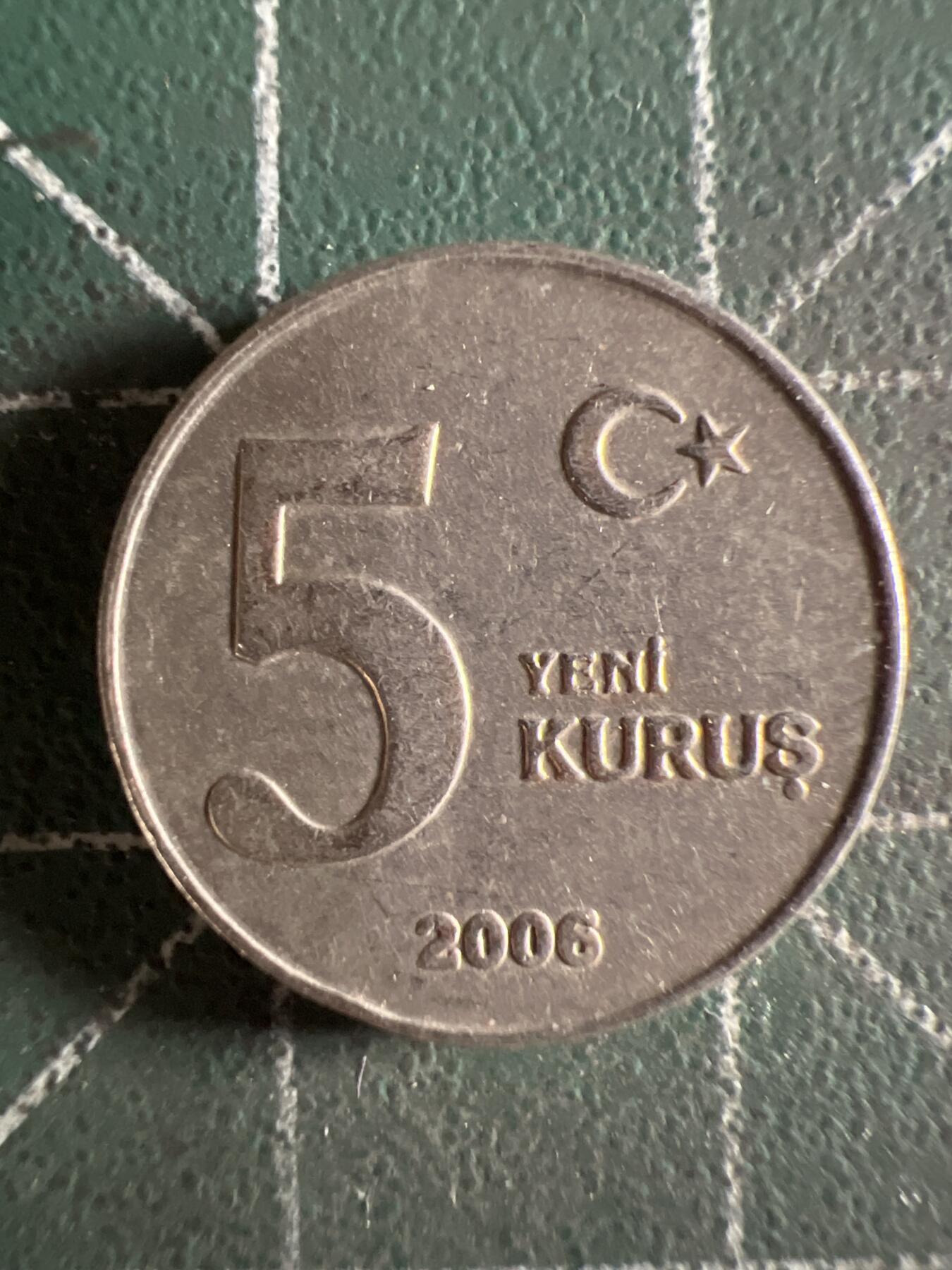 第595期 硬币专场 （无押金，捡漏，全场50包邮，偏远地区除外，接收代拍业务） 土耳其5库鲁