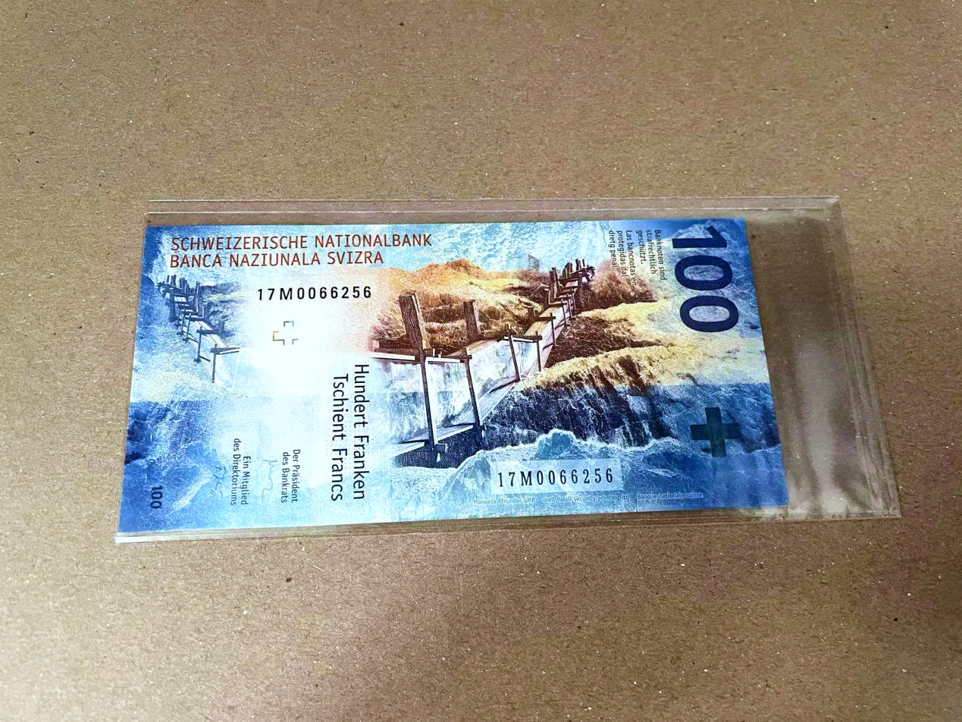 【Blue Auction】✨世界纸币精拍第473期【精】 【无47】瑞士 2017年100法郎 全新UNC