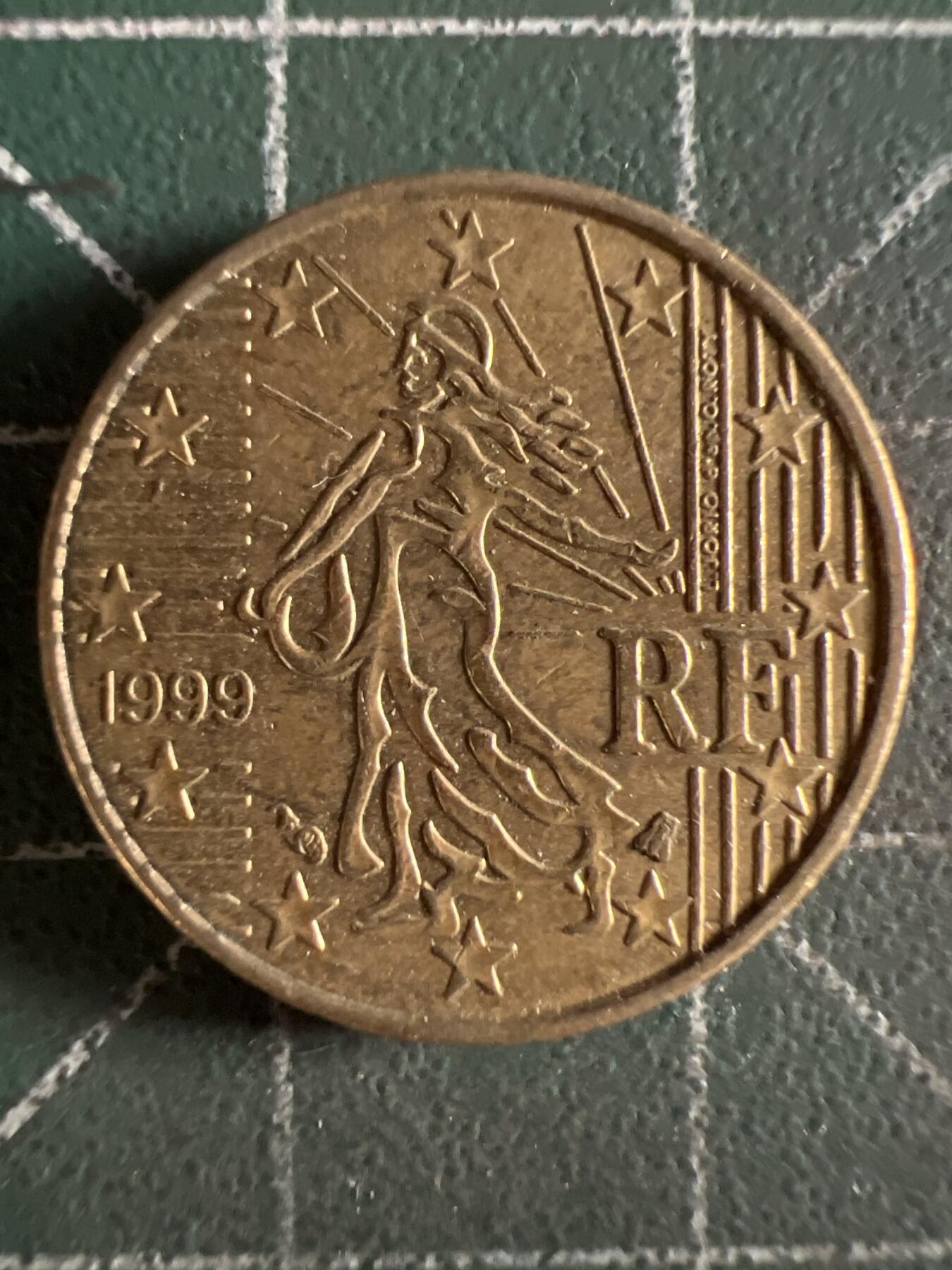 第613期 硬币专场 （无押金，捡漏，全场50包邮，偏远地区除外，接收代拍业务） 法国10欧分