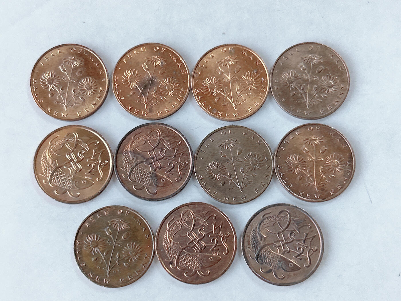 第一海外回流一元起拍收藏 散币专场 第86期 英属马恩岛半便士小铜币