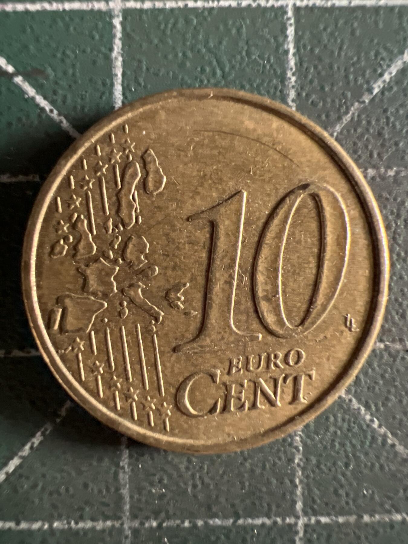 第613期 硬币专场 （无押金，捡漏，全场50包邮，偏远地区除外，接收代拍业务） 法国10欧分