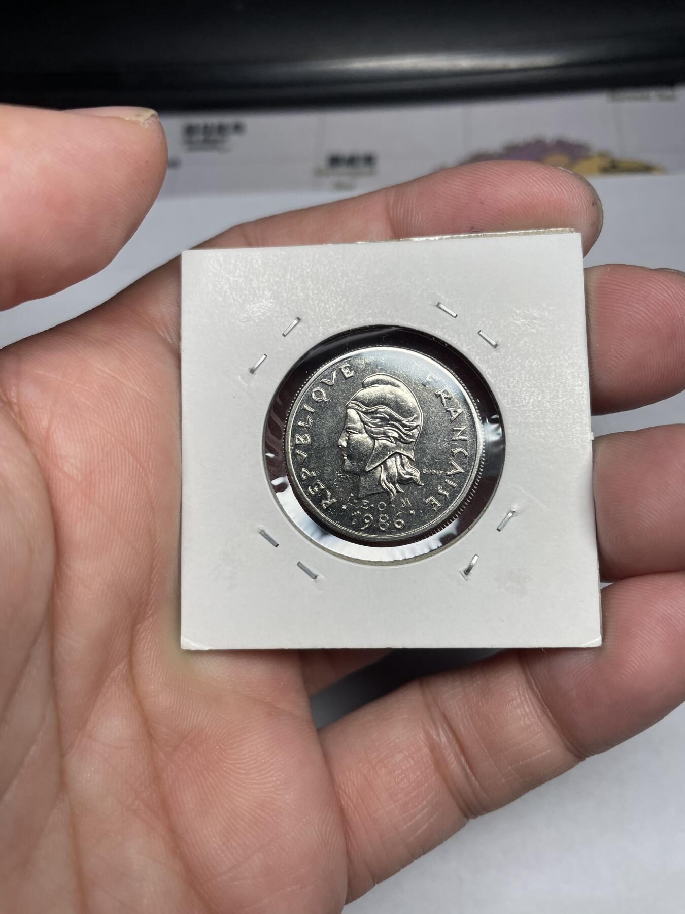 2024年集古藏今外币拍卖第六期-第7场—（总第57拍） 1986年法属新喀里多尼亚10法郎