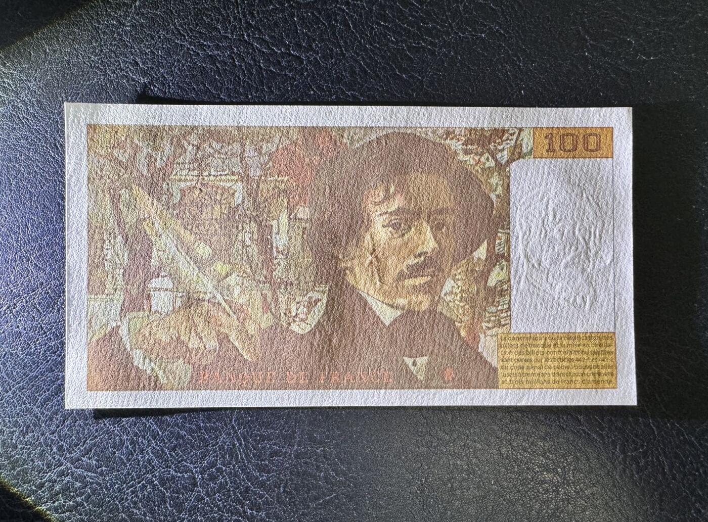 收藏联盟Quantum Auction 第345期拍卖  法国1995年100法郎 品相全新UNC 自由引导人民  少见末版年份 