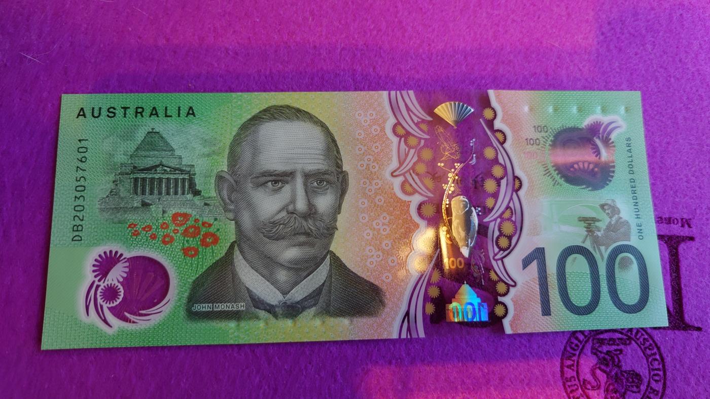 【世界钱币】精选微拍第104期暨2024年第15期  部分硬通新品销售 2020年澳大利亚100元 全新绝品无4尾号601