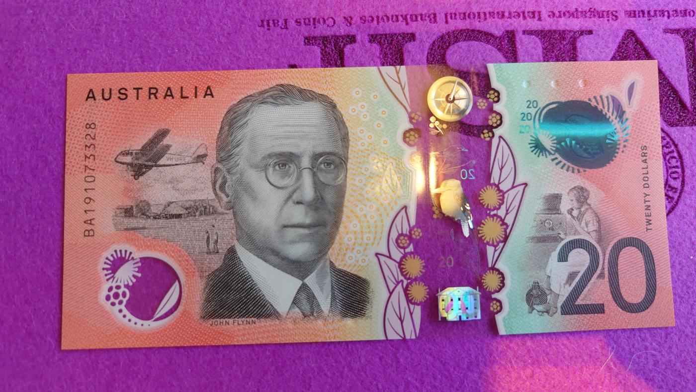 【世界钱币】精选微拍第104期暨2024年第15期  部分硬通新品销售 2019年澳大利亚20元 全新绝品无4