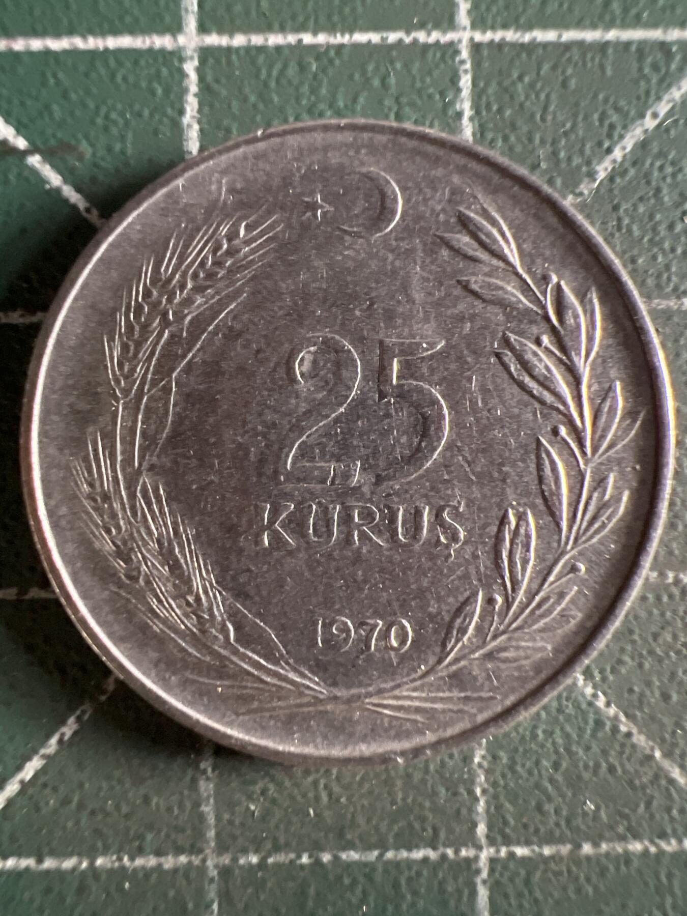 第628期 硬币专场 （无押金，捡漏，全场50包邮，偏远地区除外，接收代拍业务） 土耳其25里拉