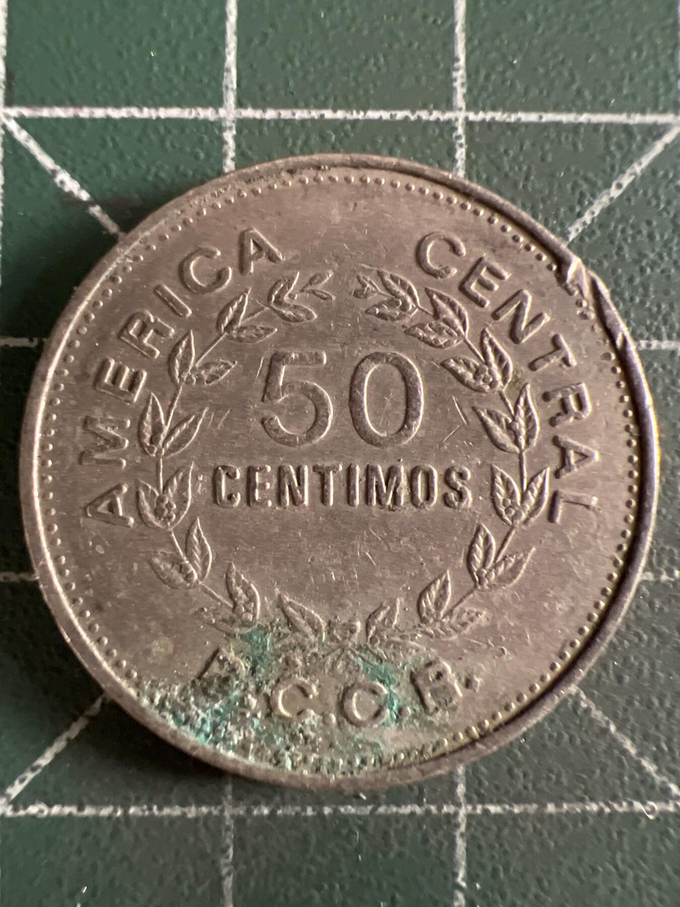 第628期 硬币专场 （无押金，捡漏，全场50包邮，偏远地区除外，接收代拍业务） 哥斯达黎加50分 1976年