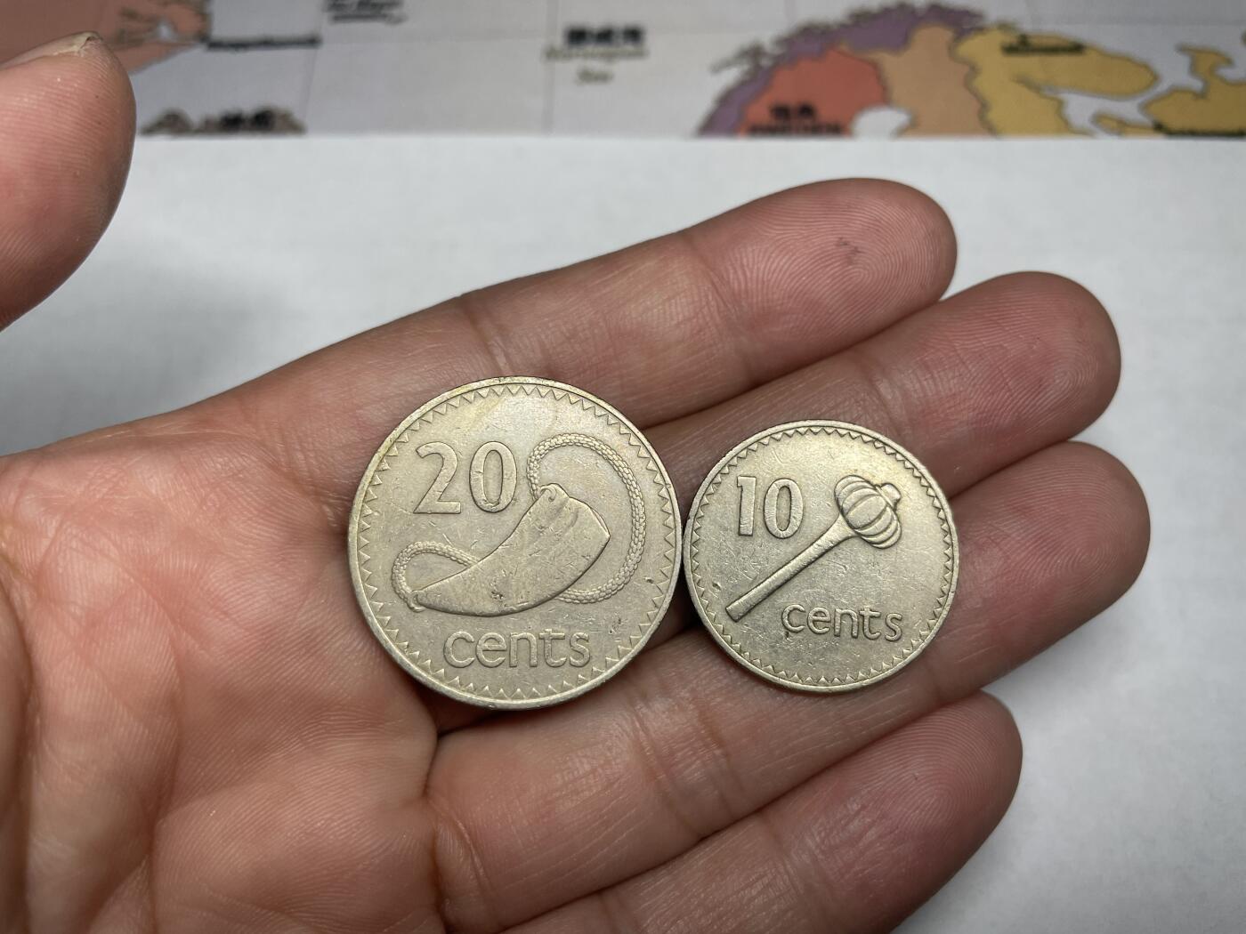 2024年集古藏今外币拍卖第六期-第7场—（总第57拍） 斐济2枚