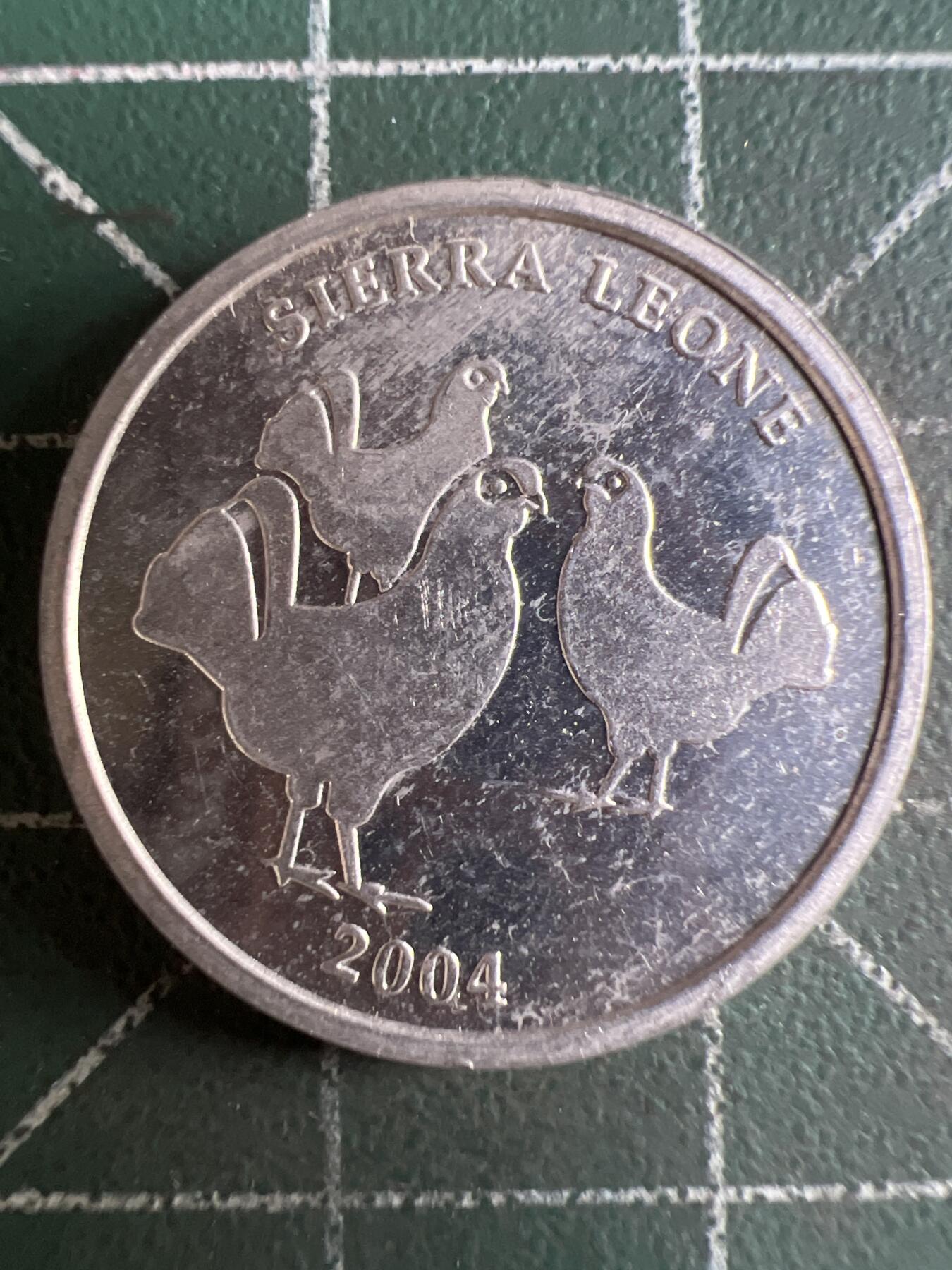 第596期 硬币专场 （无押金，捡漏，全场50包邮，偏远地区除外，接收代拍业务） 塞拉利昂5利昂