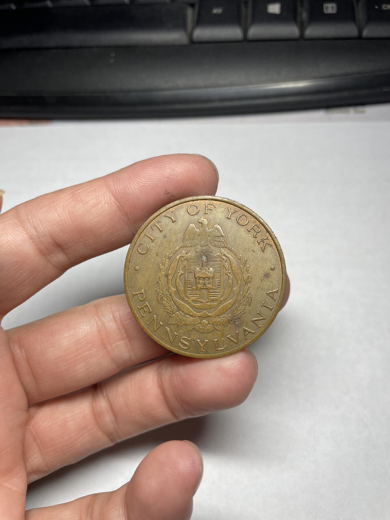 2024年集古藏今外币拍卖第六期-第7场—（总第57拍） 1976年美国200周年纪念铜章，直径38.5毫米