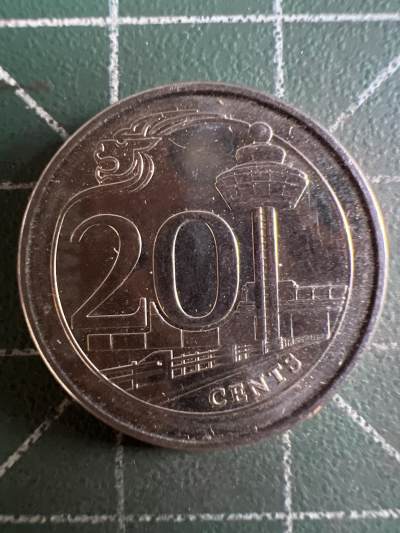 第596期 硬币专场 （无押金，捡漏，全场50包邮，偏远地区除外，接收代拍业务） - 新加坡20分