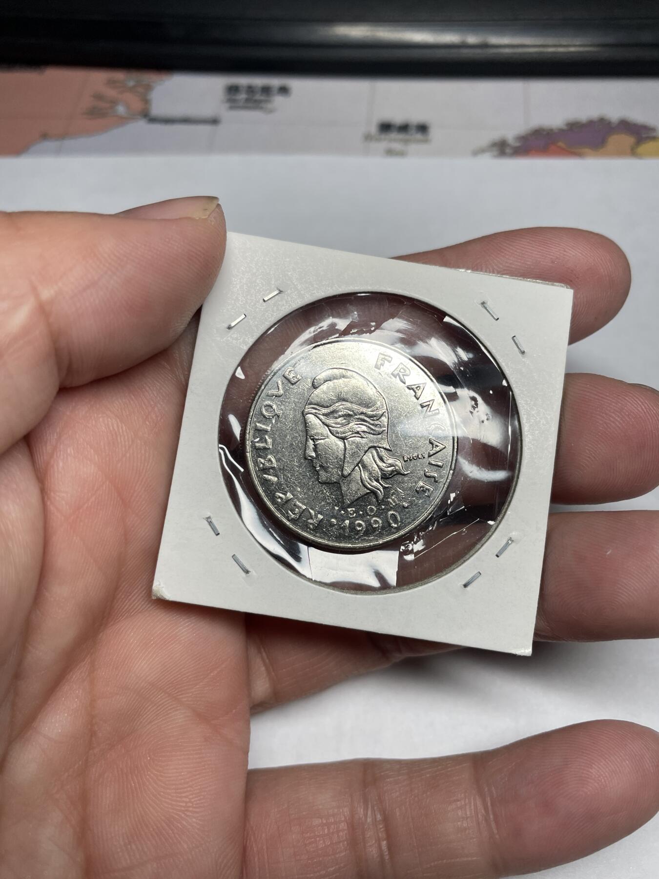 2024年集古藏今外币拍卖第六期-第7场—（总第57拍） 1990年法属新喀里多尼亚20法郎