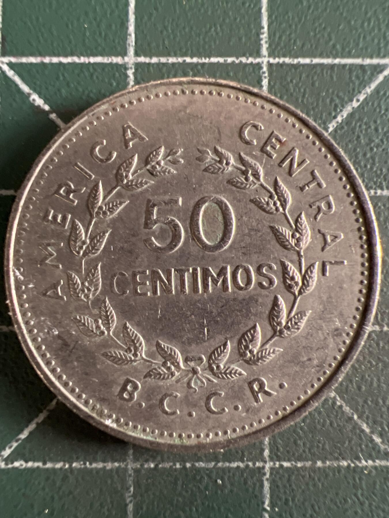 第628期 硬币专场 （无押金，捡漏，全场50包邮，偏远地区除外，接收代拍业务） 哥斯达黎加50分 1978年