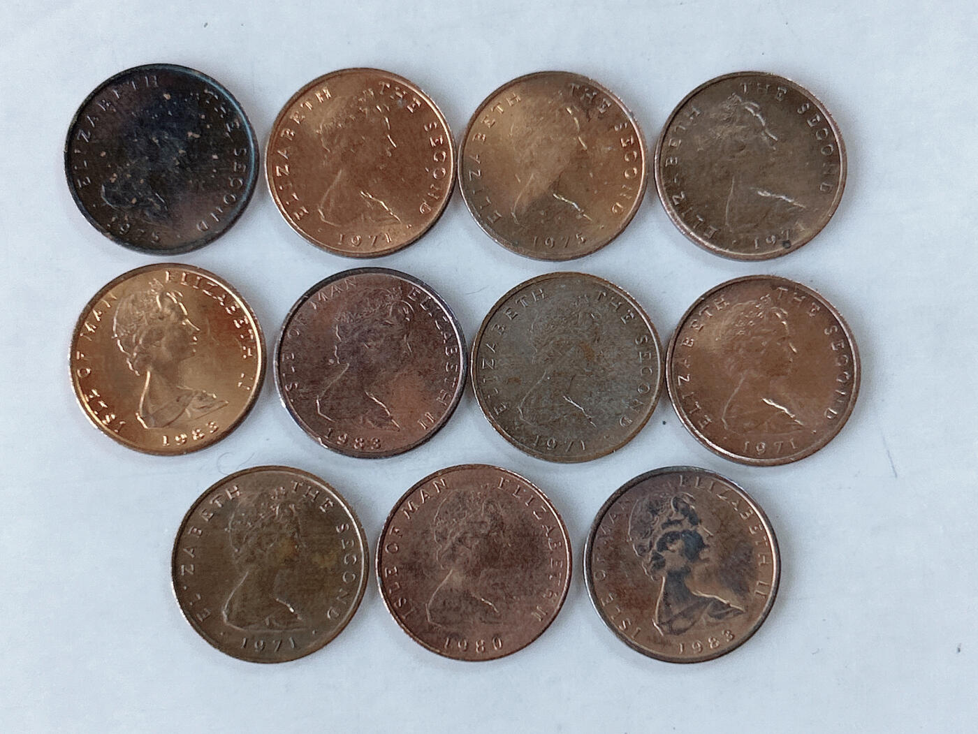 第一海外回流一元起拍收藏 散币专场 第86期 英属马恩岛半便士小铜币