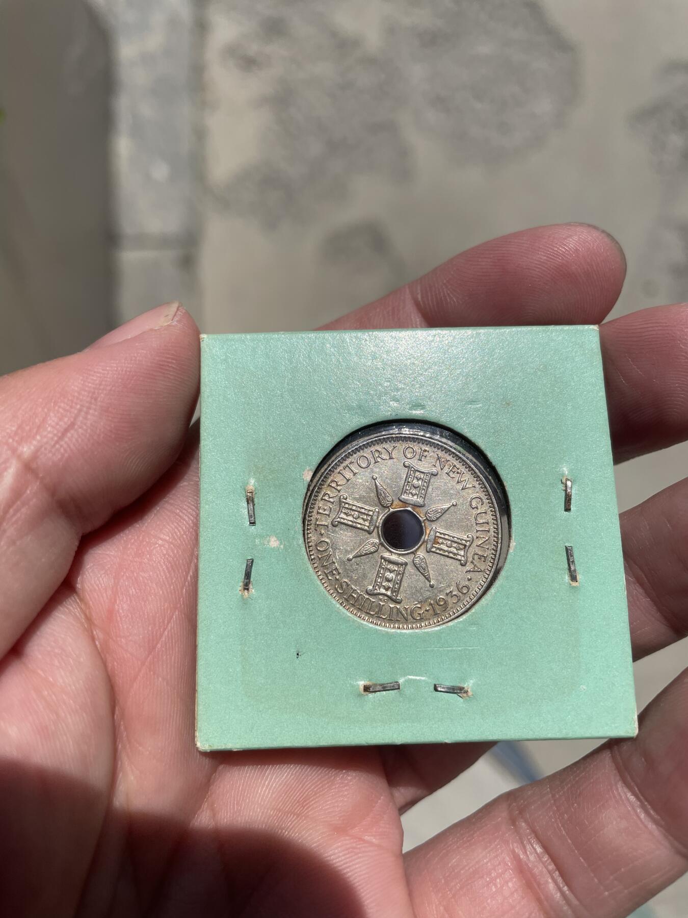 2024年集古藏今外币拍卖第六期-第7场—（总第57拍） 1936年英属新几内亚1先令银币