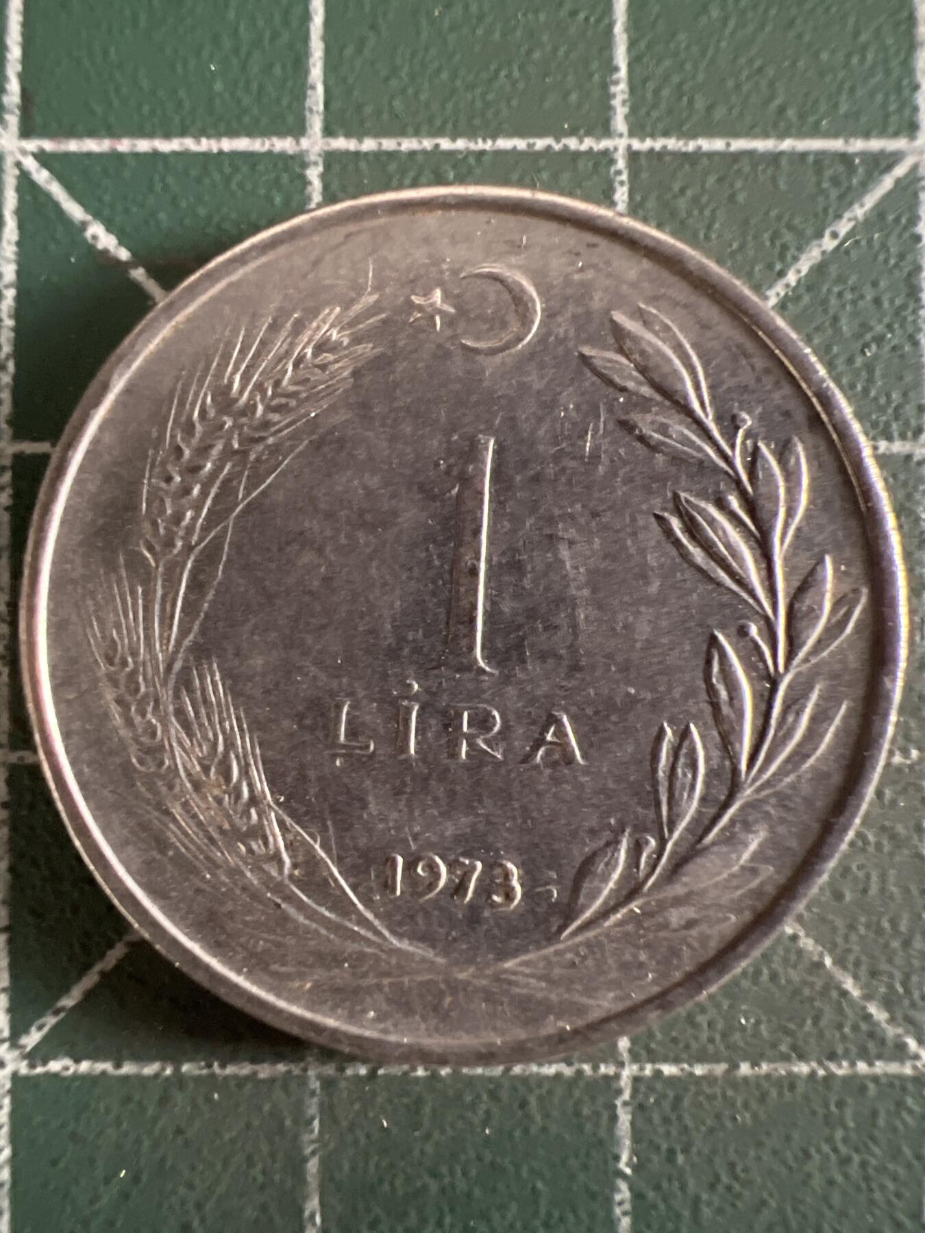 第628期 硬币专场 （无押金，捡漏，全场50包邮，偏远地区除外，接收代拍业务） 土耳其1里拉