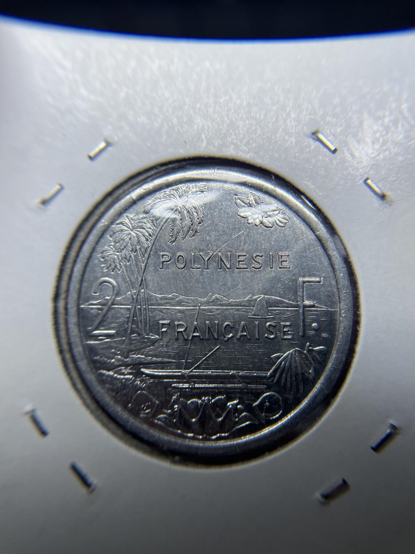 2024年集古藏今外币拍卖第六期-第7场—（总第57拍） 2003年法属波利尼西亚2法郎