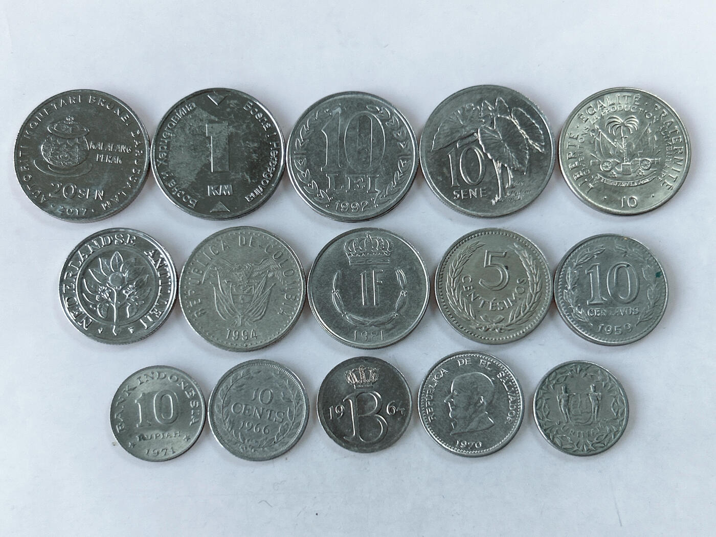 第一海外回流一元起拍收藏 散币专场 第86期 散币一组 15枚