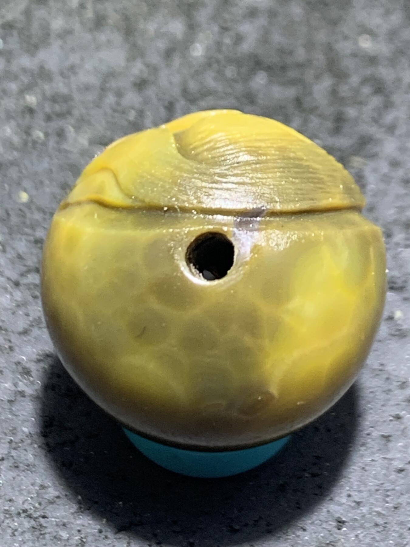 精美亚光战国红玛瑙手工俏色巧雕灵狐珠一颗！