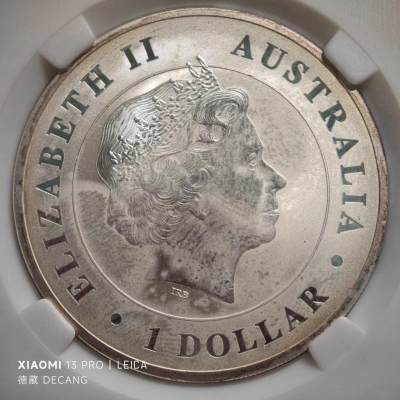 【德藏】世界币章拍卖第78期(全场顺丰包邮) - 2014年澳大利亚1dollar 1盎司银币 