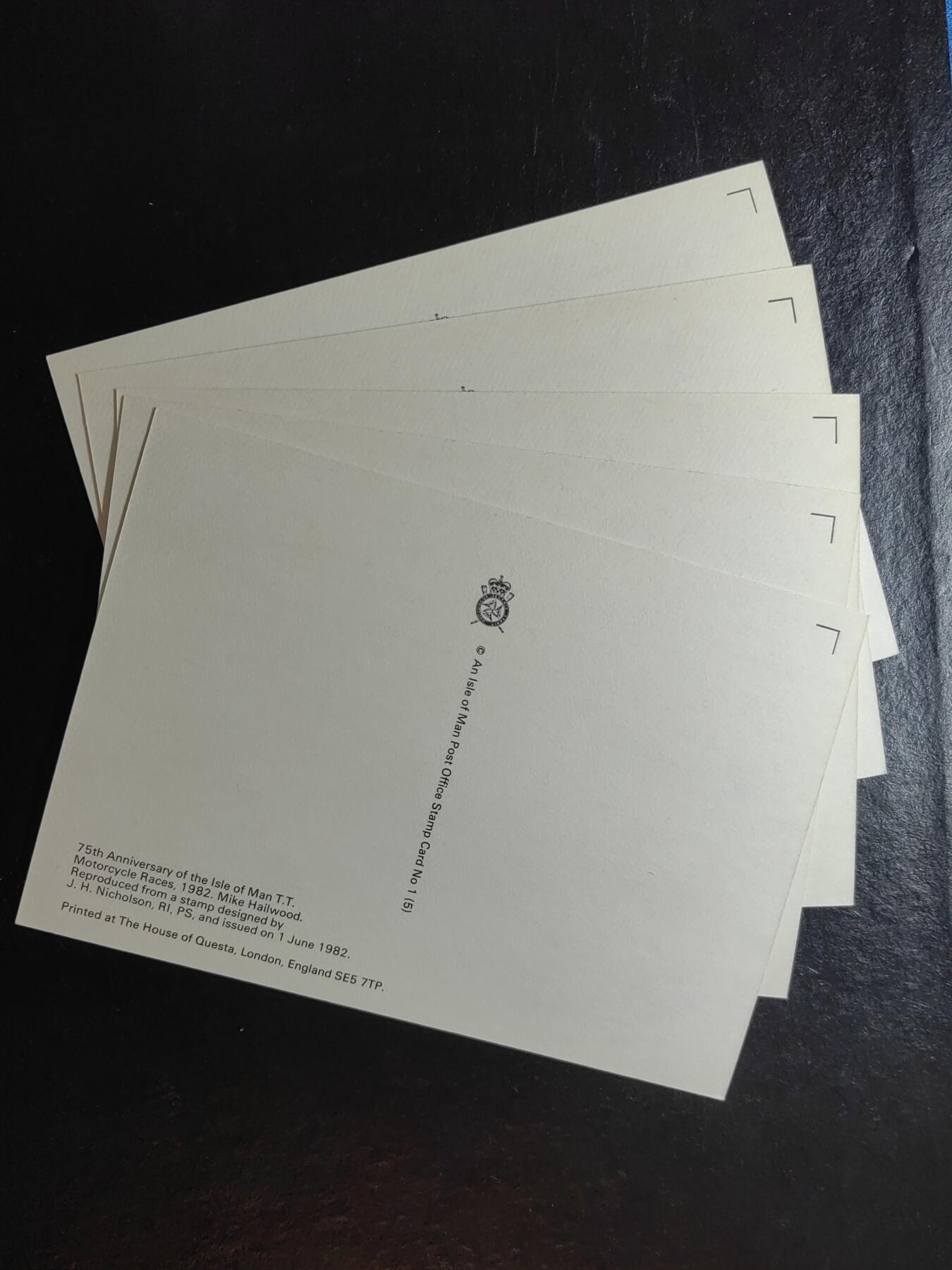 多国邮品💰🌞💰（0起拍）精品🔭专场🌟第67场 英属马恩岛 1982 摩托车锦标赛极限片一套