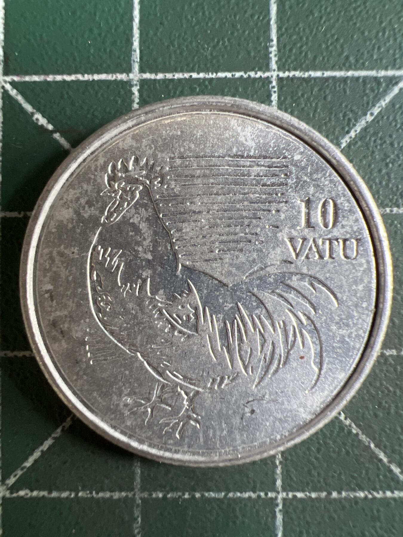 第596期 硬币专场 （无押金，捡漏，全场50包邮，偏远地区除外，接收代拍业务） 瓦努阿图10瓦图
