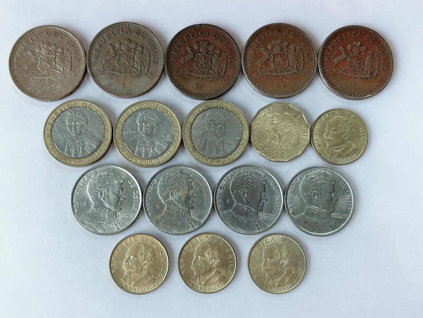 第一海外回流一元起拍收藏 散币专场 第86期 智利🇨🇱