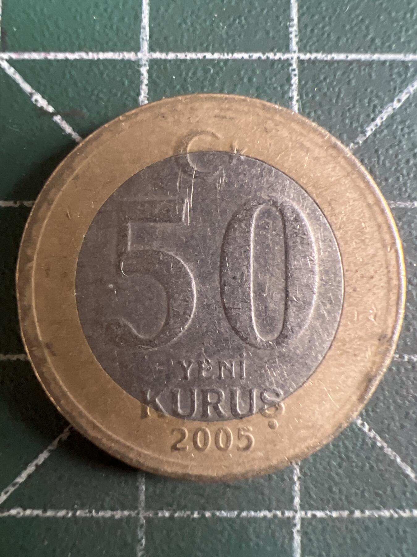 第596期 硬币专场 （无押金，捡漏，全场50包邮，偏远地区除外，接收代拍业务） 土耳其50库鲁