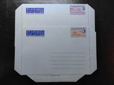 多国邮品💰🌞💰（0起拍）精品🔭专场🌟第67场 - 英属 开曼群岛 邮简（女皇戎装头像）2件