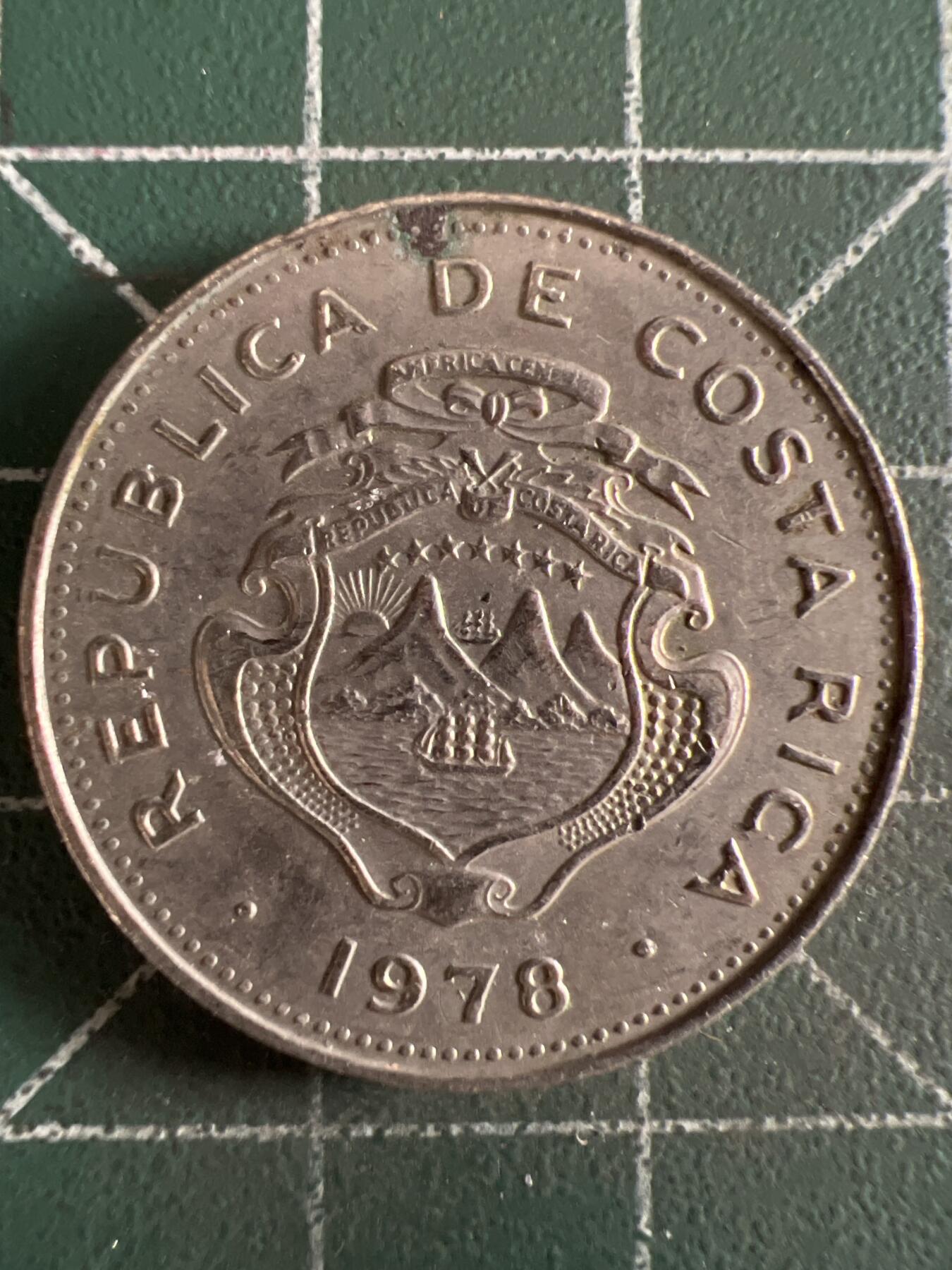 第628期 硬币专场 （无押金，捡漏，全场50包邮，偏远地区除外，接收代拍业务） 哥斯达黎加50分 1978年