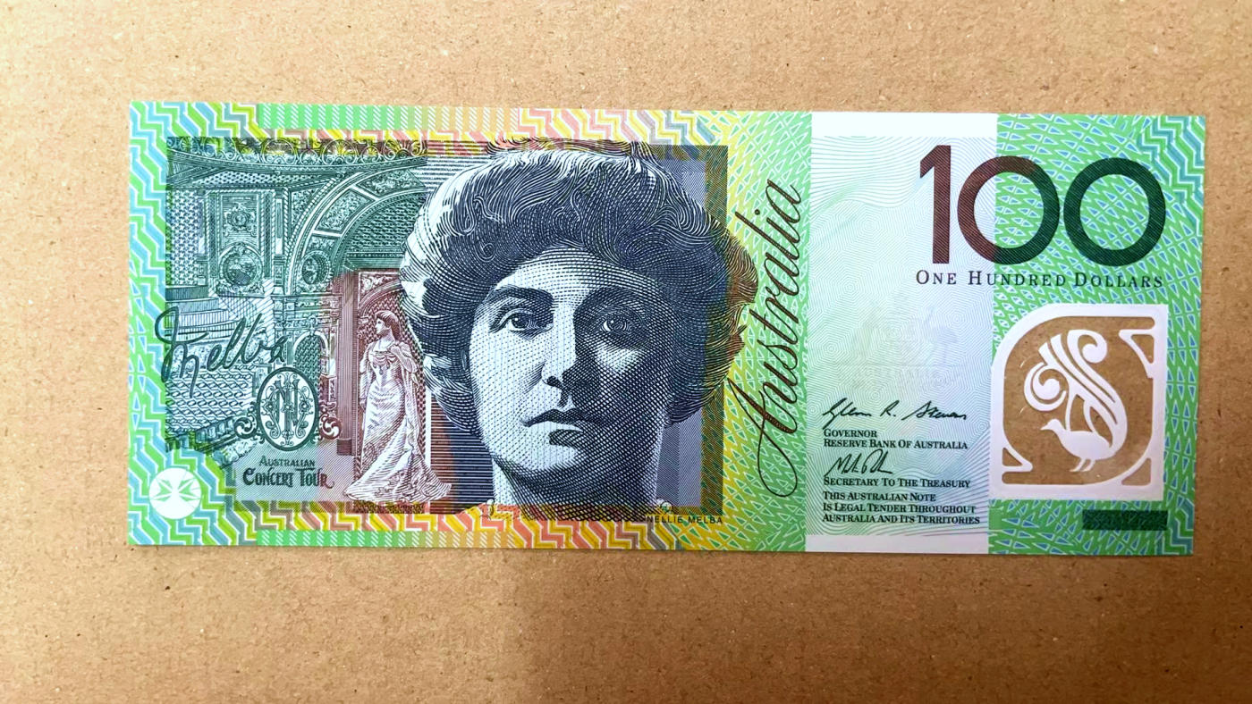 【Blue Auction】✨世界纸币精拍第473期【精】 澳大利亚 100元 塑料钞 全新UNC