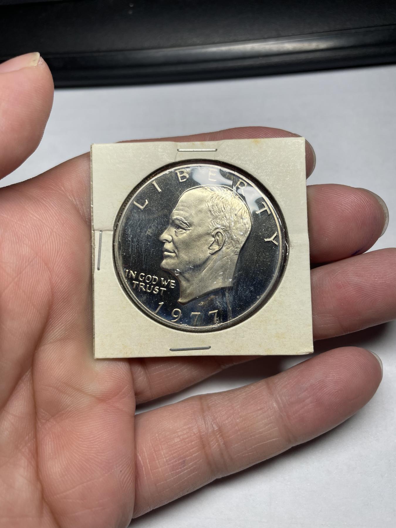 2024年集古藏今外币拍卖第六期-第8场—（总第58拍） 1977年美国精制一美元