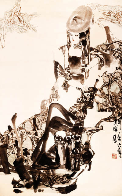2024贵州聚宝轩春季拍卖会 - 近代陈永乐  戊戌年六月 规格：107cm*68cm，