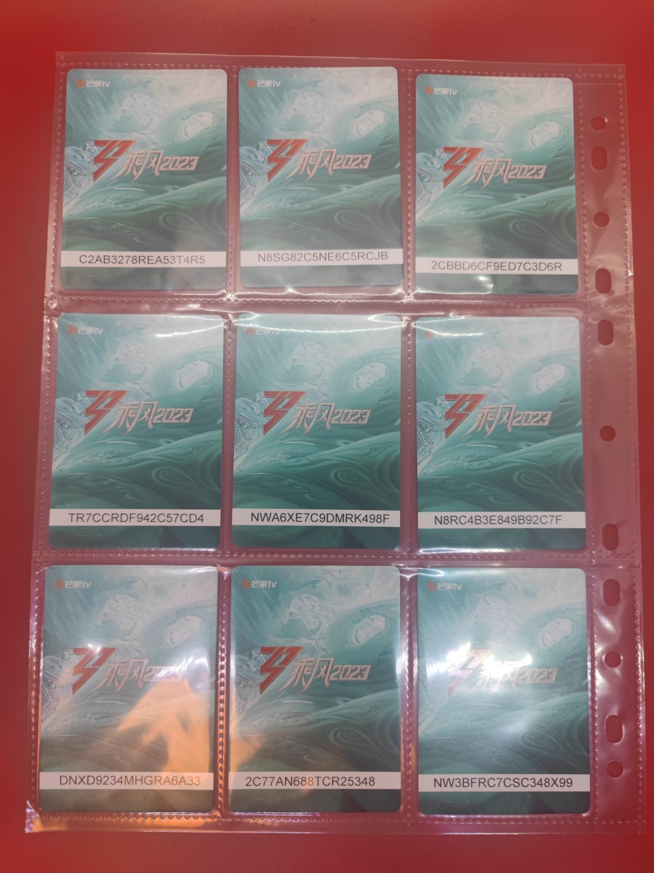 妖精的尾巴卡牌拍卖第十七期(收拍品) 2023乘风浪姐25张
