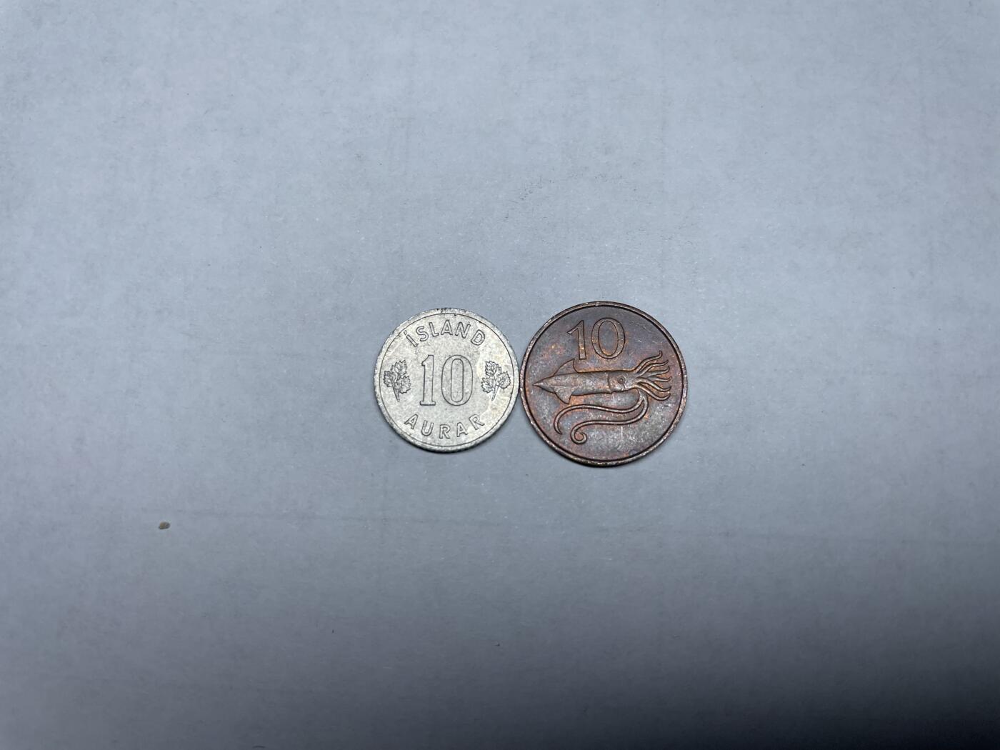 2024年集古藏今外币拍卖第六期-第8场—（总第58拍） 冰岛10分2枚